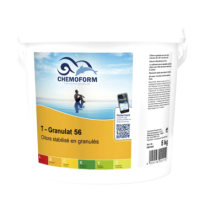 Chlore choc stabilisé granulés seau de 5 kg - CHEMOFORM