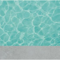 Gamme NGS Unicolor Gris Clair 1.6 x 5 m - rendu en eau