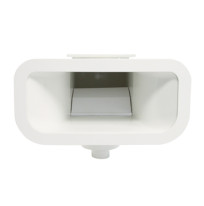 Noise protection flap with underwater limit stop
