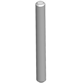 Goupille cannelée S1 Ø 6 x 35 - inox