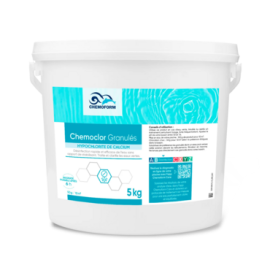 Chlore non stabilisé ganrulés seau de 5 kg - CHEMOFORM