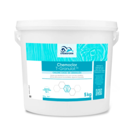 Chlore choc stabilisé granulés seau de 5 kg - CHEMOFORM