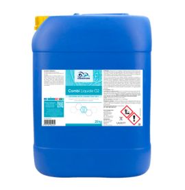 Oxygène actif 12% et anti-algues liquide bidon de 20 kg