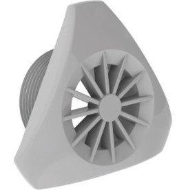 Enjoliveur pour refoulement Weltico triangulaire gris