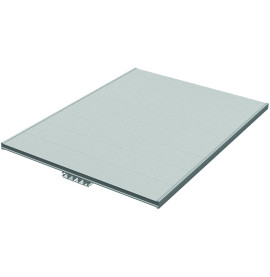 Caillebotis 1,00 x 0,75 m - PVC blanc