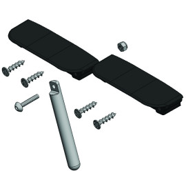 Kit débordement tablier sur longueur - noir