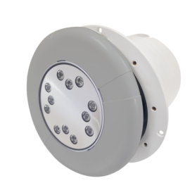 Grey projector VITALIA PREMIUM white LED brass insert