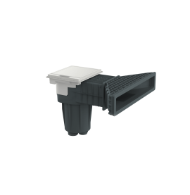 Skimmer miroir SERIE 11 gris anthracite béton/liner