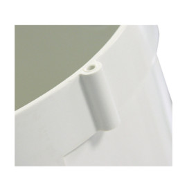 Screw-on flange ring fixing orifice