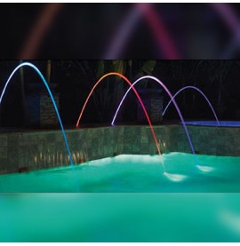 Jet d'eau MAGICSTREAM lumineux à leds effets de couleur