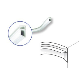 Vertical PVC angle