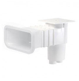 Skimmer grande meurtrière Design couleur blanc