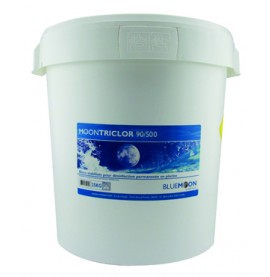 Chlore stabilisé bloc de 500 gr seau de 25 kg - BLUEMOON /AQUALUX