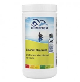 Neutraliseur de chlore et brome granulés boîte de 1 kg