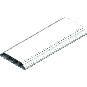 Profil mouluré 120 x 24 mm lg 5330 mm - P062 PVC blanc
