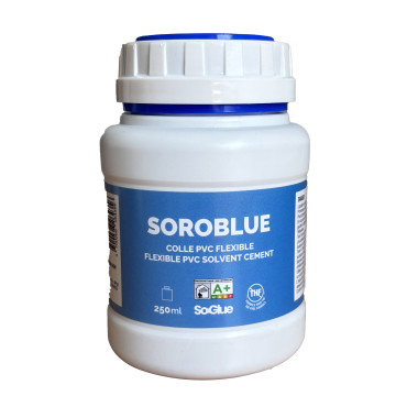Colle BLUETITE sans THF 250ml spécial PVC souple