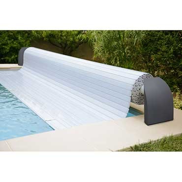 Contura above-ground automatic slatted cover