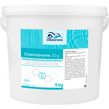 Brome pastilles 20 g boîte de 5 kg - CHEMOFORM