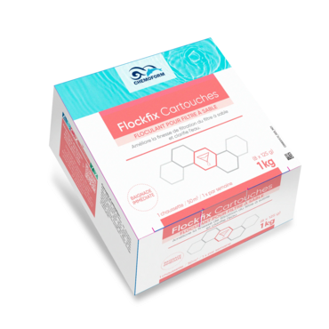 Floculant longue durée boîte de 8 cartouches de 125 gr