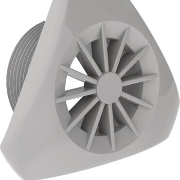 Enjoliveur pour refoulement Weltico triangulaire gris