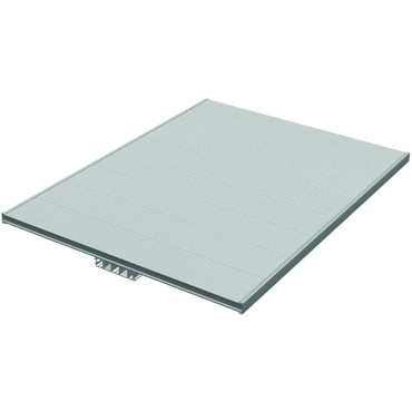 Caillebotis 1,00 x 0,75 m - PVC blanc