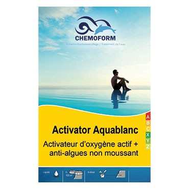 Activateur d'oxygéne et anti-algues bidon de 1 l