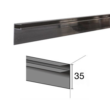 Vertical alu profile