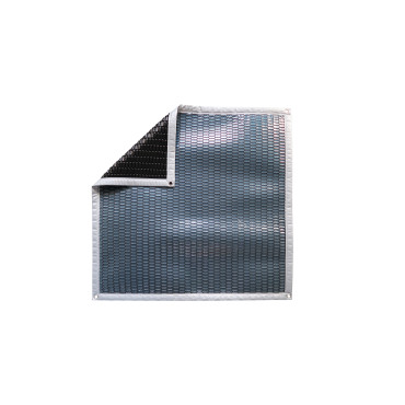 DEL Premium Couverture alvéolaire Noire- 550 microns